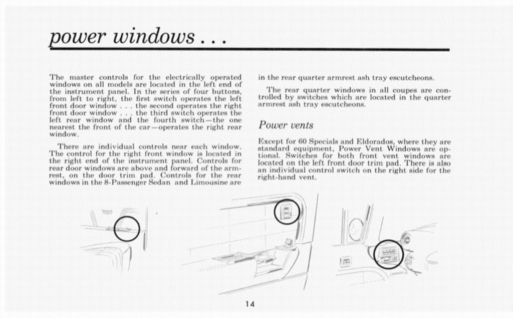 1959 Cadillac Owners Manual Page 8